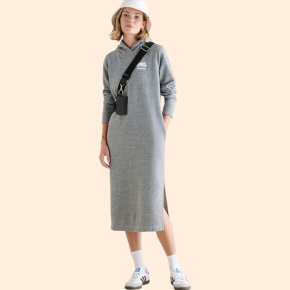 Roots Cooper Hoodie Midi Dress - Picture 1 of 8
